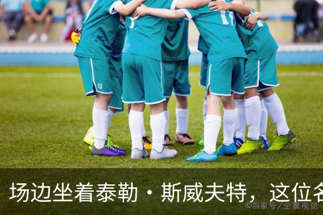 场边坐着泰勒·斯威夫特，这位名帅假装看手机不敢搭话